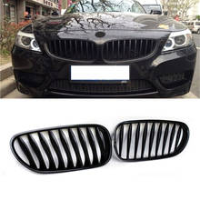 1 Pair Car Front Kidney Grille Racing Grill For BMW E85 E86 Z4 2003-2008 Convertible Coupe Auto Accessories Single Slat 2024 - buy cheap