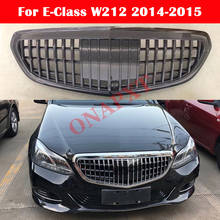 Grade central para carros, estilo vertical, para mercedes-benz e-class w212 2002-2007, modificada para o estilo maybus 2024 - compre barato