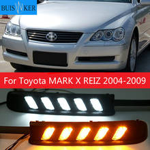 2Pcs DRL Daytime Running Light For Toyota MARK X REIZ 2004 2005 2006 2007 2008 2009 LED Fog Lamp 2024 - buy cheap