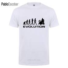 Cool Music Humor Drums Evolution T Shirt Funny Birthday Gifts For Men Women Drummer Summer Short Sleeved O Neck Cotton T-Shirt 2024 - buy cheap