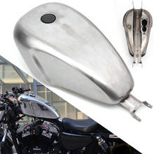 Универсальный Масляный бак для мотоцикла на заказ 3,3 Гал EFI XL для Harley Davidson Sportster XL1200 XL883 72 48 2004 и выше 2024 - купить недорого