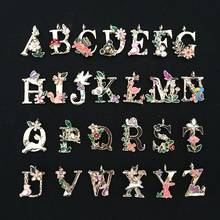 26 Letters Initial A-Z Alphabet Charms Pendant Garden Fairy Tale Jewelry Making 2024 - buy cheap