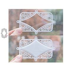 Lace label tag frame metal Cutting Dies Stencils DIY Scrapbooking Paper/photo Cards Embossing Dies 2024 - buy cheap