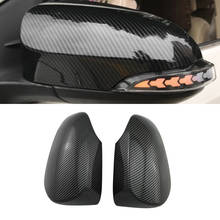 for Toyota PRIUS C AQUA ABS Carbon Fiber Car Exterior Rearview Mirror Cover Wing Mirror Covers Caps 2024 - buy cheap