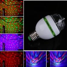 Bombilla LED giratoria automática para iluminación de escenario, lámpara de fiesta, discoteca, DJ, Bar, KTV, E27, 3W, 100-240V 2024 - compra barato
