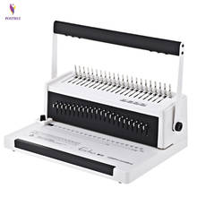 Electric binding machine single coil spiral coil snake binding machine contract text punching machine punch machine 2024 - buy cheap