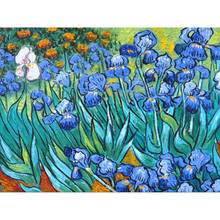 Pintura completa de diamantes quadrada/redonda van gogh, mosaicos van gogh, bordado, decoração para casa, presentes para crianças, imperdível 2024 - compre barato