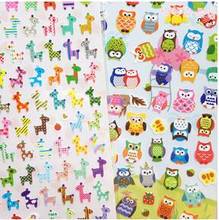 30packs/lot NEW cute giraffe & Owl style paper sticker Decoration label  DIY multifunction diary sticker Office school supplies 2024 - buy cheap