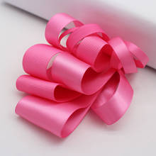 5 Meter/Lot Hot Pink Satin Ribbon Polyester Tapes Grosgrain Ribbon For DIY Bow Craft Accessories 3mm 6mm 9mm 16mm 25mm 38mm 75mm 2024 - buy cheap