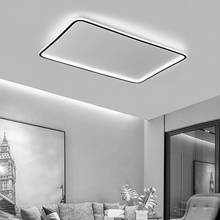 Modern LED Round Square Ceiling Light Nordic Black White Aluminum Ceiling Lamp for Bedroom Living Room Bathroom Kitchen 2024 - buy cheap