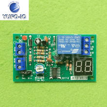 Display de led digital com gatilho ajustável, 1 peça, módulo de circuito com contagem regressiva e microcontrolador de relés 2024 - compre barato
