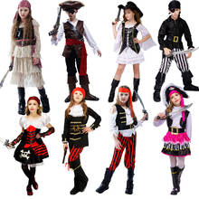 Pirate Costumes Kid Girl's Steampunk Pirate Dress Cosplay Children's Pirate Clothes Role Play Children  Halloween Costume 2024 - buy cheap