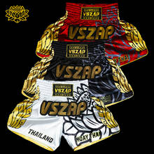 VSZAP Thailand fighting sports MMA Muay Thai shorts sowing for men and women's fitness fast dry stretch tiger fight 2024 - buy cheap