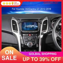 Car DVD Player Android 10 PX5/PX6 GPS Navigation For Hyundai I30 Elantra GT 2012-2016 Auto Radio Head Unit Multimedia Player DSP 2024 - buy cheap