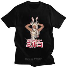 Engraçado meu herói academia tshirt men algodão macio anime coelho herói miruko t harajuku manga curta impresso t camisa roupas 2024 - compre barato