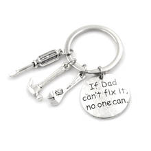 Women Men If Dad Can't Fix It No One Can Pendant Repair Kit Keychain Keyring Key Ring Key Chain Jewelry 2024 - buy cheap