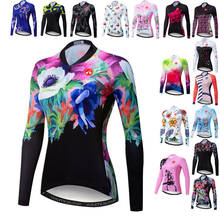 Weimostar Cycling Jersey Long Sleeve Women Mountain Bike Clothing Pro MTB Bicycle Clothes Uniform Cycling Jacket Road Cycle Wear 2024 - buy cheap