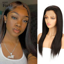 Remy Forte 30 Inch Lace Front Wig For Black Women Straight 360 Lace Front Human Hair Wigs Full Hd Transparent Lace Wigs 2024 - buy cheap