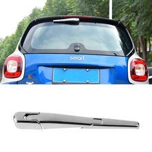 ABS Chrome Rear Window Wiper Arm Blade Cover Trim Moldings For Mercedes Smart 453 Fortwo 2015-2020 Car Styling Accessories 2024 - buy cheap