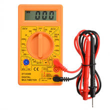 1pc Portable DT-830B Multimeter Yellow Digital LCD Multimeter AC 1000V DC 750V Voltmeter Ammeters Volt AC DC Meter Tester 2024 - buy cheap