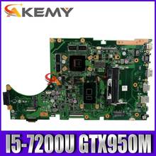 SAMXINNO For Asus X756U X756UWK X756UQK X756UXM X756UV X756UX Laotop Mainboard X756UXM Motherboard with I5-7200U GTX950M  2024 - compra barato
