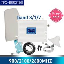 TFX-BOOSTER 900/2100/2600MHZ GSM 2G WCDMA 3G LTE 4G Cell Phone Signal Booster 2G 3G 4G LTE 2600MHZ Repeater Cell Phone Booster 2024 - buy cheap