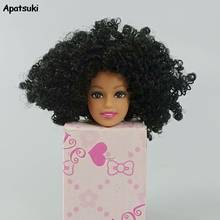 África negra cabeça explosiva peruca funny circus perucas boneca cabeça para 11.5 "cabeças de boneca para 1/6 bjd boneca cosplay acessórios festa 2024 - compre barato