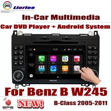 Central multimídia automotiva para mercedes benz, "rádio, dvd, navegação gps, reprodutor de som estéreo com android para os modelos b class w245 de 2005 a 2011 2024 - compre barato