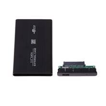 2,5 дюймов HDD чехол USB 3,0 2,0 SATA адаптер внешнего жесткого диска мобильный HD SSD жесткий диск коробка Поддержка 3 ТБ жесткого диска 2024 - купить недорого