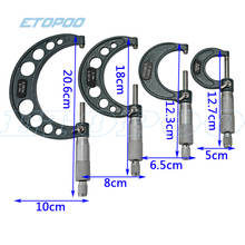 0-4inch Outside Micrometers in sets inch micrometer 0-1" 1-2" 2-3" 3-4" Mikrometer caliper thickness gauge measuring tools 2024 - buy cheap