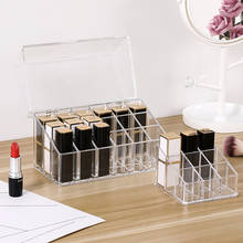 Plastic Lipstick Organizer Transparent Lip Gross Storage Box Large Capacity Makeup Organizer Cosmetic Lipstick Holder 2024 - buy cheap
