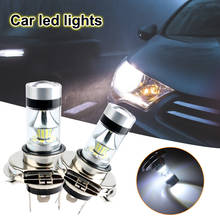 Car Head Light Lamp Fog Light Bulb H4 LED 6000K 100W 20LED Super Bright Headlight 12V Car Styling Car Light Source 2024 - buy cheap