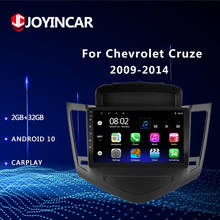9 дюймов автомобиля android 10,1 мультимедийный видеоплеер для Chevrolet Cruze 2009-2014 автомобиля радио навигации GPS 2 din с can-bus 2024 - купить недорого
