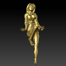 Figura tallada en 3D, escultura, modelo para máquina cnc en formato de archivo STL, mujeres sexys 2024 - compra barato