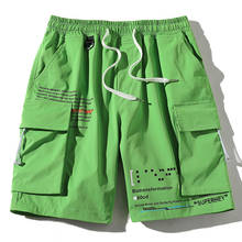 Pantalones cortos tácticos de camuflaje para hombre, Bermudas de camuflaje verde militar, pantalones cortos informales con bolsillos, verano 2021 2024 - compra barato