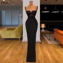Новинка 2020, черное коктейльное платье с блестками, длинное сексуальное платье русалки для выпускного вечера, женские вечерние платья для танцев, вечернее платье на заказ 2024 - купить недорого