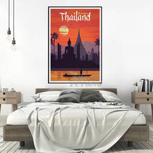 VINTAGE THAILAND Painting Canvas poster Wall Art Pictures for Living Room Home Decoration No Frame Interior Decoration Painting 2024 - buy cheap