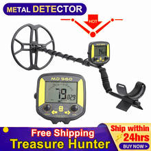 Detector de metal subterrâneo com bobina, escaneador de caçador bonty, à prova d'água depth1.5m/2.5m 2024 - compre barato