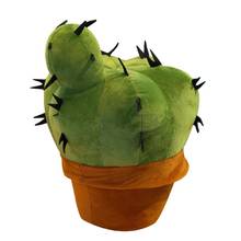 Planta de peluche de Cactus para decoración del hogar, almohada de felpa suave, cojín para sofá, oficina, coche de juguete 2024 - compra barato