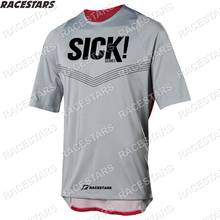 Camisa de manga curta para motocicleta doente, camiseta para o ar livre de motocross, camisa para bicicleta dh mx 2024 - compre barato