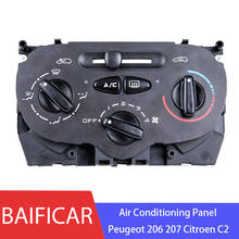 Baificar-calentador de aire acondicionado automático Manual, Panel de pantalla de Control de climatización, para Peugeot 206, 207, Citroen C2 2024 - compra barato