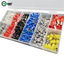 1200PCS Wire Ferrules Insulated Crimp Pin Terminal Kit 8 Sizes for Electrical Projects AWG 24-7 2024 - buy cheap