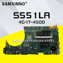 S551la placa-mãe rev: 2.0-i7-4500u para For Asus k555l s551 s551lb placa-mãe do portátil s551la mainboard s551la teste da placa-mãe ok 2024 - compre barato