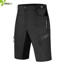 Wosawe-shorts de ciclismo masculino, bermuda curta masculina resistente à água, shorts de ciclismo, roupa para andar de bicicleta mountain bike 2024 - compre barato