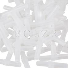 BQLZR 50pcs Plastic Tee 3-Way Aquarium Air Pump Line Tubing Joints Connectors White 2024 - buy cheap