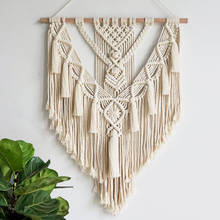 Macrame Wall Hanging Tapestry Wall Decor Boho Chic Bohemian Woven Home Decoration 2024 - buy cheap