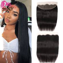 Beauty Forever Hair 13X4 Ear To Ear Lace Frontal Peruvian Straight Human Hair Lace Frontal Remy Human Hair Pre plucked 2024 - buy cheap