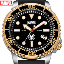 Disney Marvel-Reloj de pulsera de acero inoxidable para hombre, cronógrafo de cuarzo, deportivo, de lujo, a la moda, nuevo, 2021 2024 - compra barato