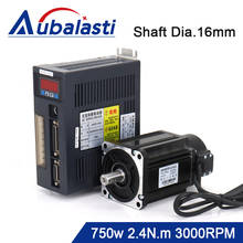 Aubalasti 750W AC Servo Motor Kits 90ST-M02430 2.4N.m 220V 3000RPM Permanent Magnet Match Driver AASD-15A for CNC Engraving 2024 - buy cheap