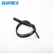 Sumks universal carro tradicional lâminas de limpador recarga borracha natural 14 "16" 17 "18" 19 "20" 21 "22" 24 "26" (pacote de 1)